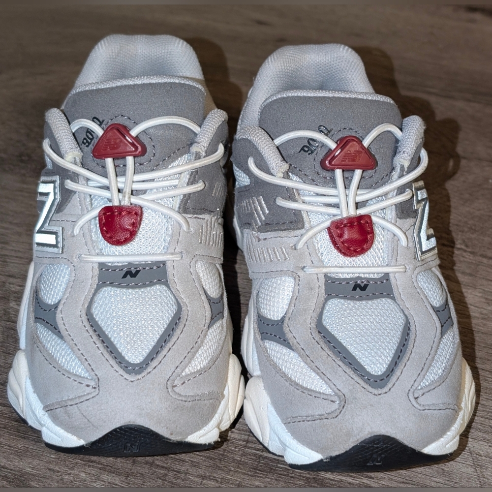 SOLD*CROSS LISTED New Balance Kids' Gray and Burgundy Sneakers